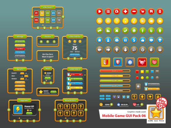 Accelerate Your Mobile Game Development with This GUI Pack