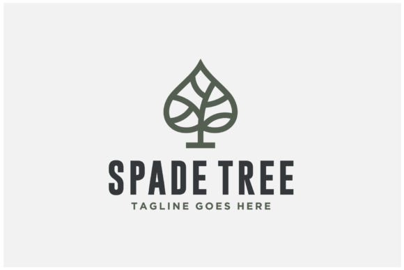 Ace Spade Leaf Tree Game Card Poker Logo: A Designer's Toolkit