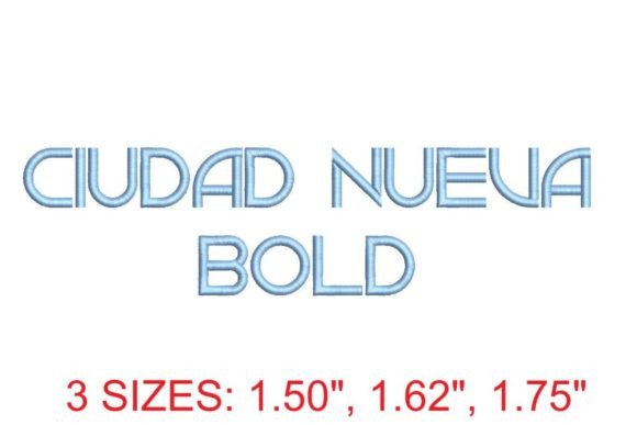City-Inspired Embroidery: Working with Ciudad Nueva Bold