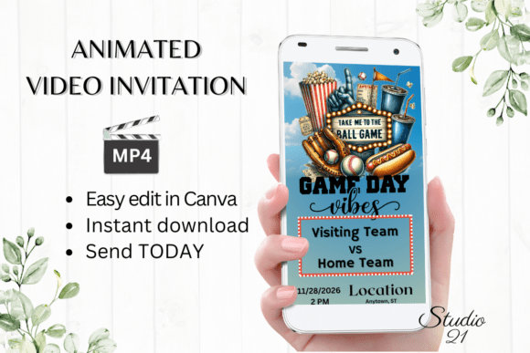Digital Baseball Game Invitation: A Home Run for Modern Event Design