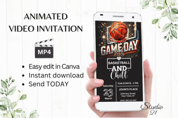 Electronic Basketball Game Invitation: A Designer's Take on the Digital Evite