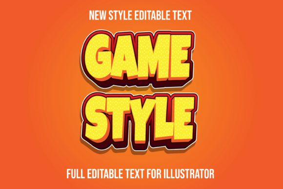 Game Style-Text Effect: Bring Bold Energy to Your Typography