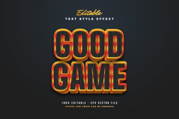 Good Game Text Style Effect: Instant Impact for Your Projects