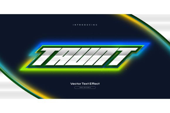 Level Up Your Graphics with Editable Colorful Game Text Style