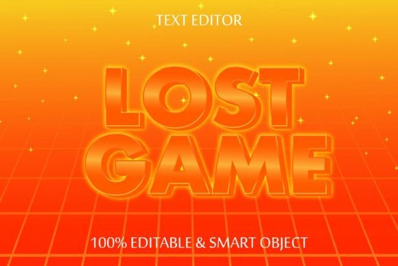 Lost Game Editable Text Effect: A Designer's Secret Weapon