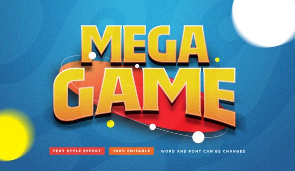 Mega Game Text Effect: Beyond a Simple Typeface