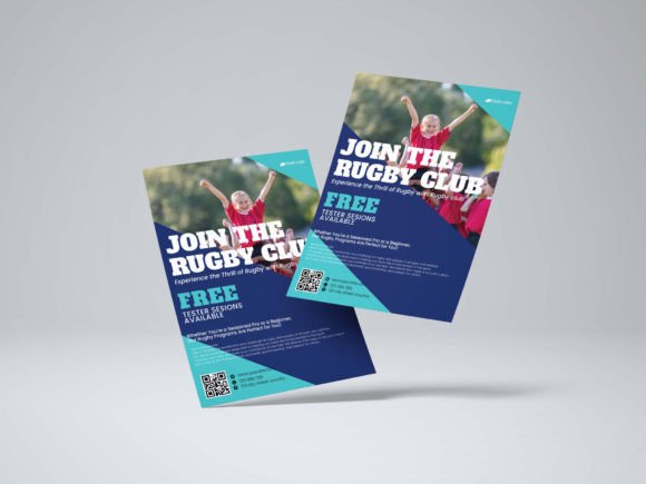 Rugby Game Flyer Template: Dynamic Design for Your Next Big Event