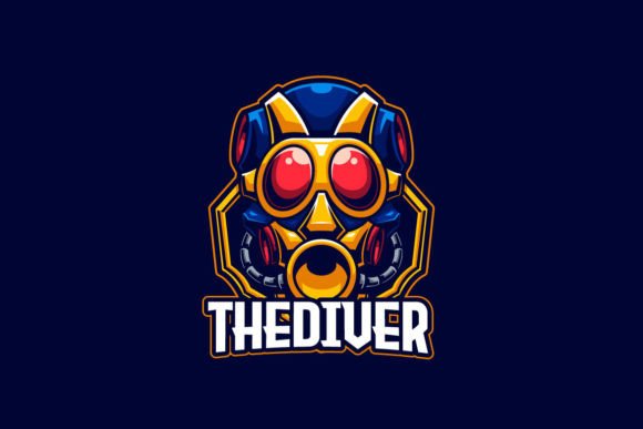 The Diver Mascot E-sports Game Logo: A Bold Asset for Competitive Brands
