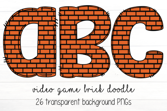 Video Game Brick Doodle Letter Alphabet: A Creative Toolkit