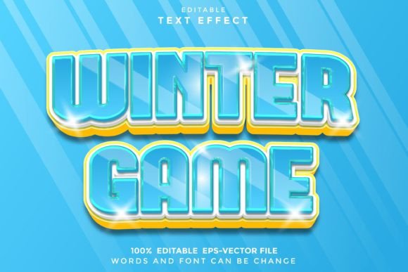 Winter Game Editable Text Effect: Beyond the Basics